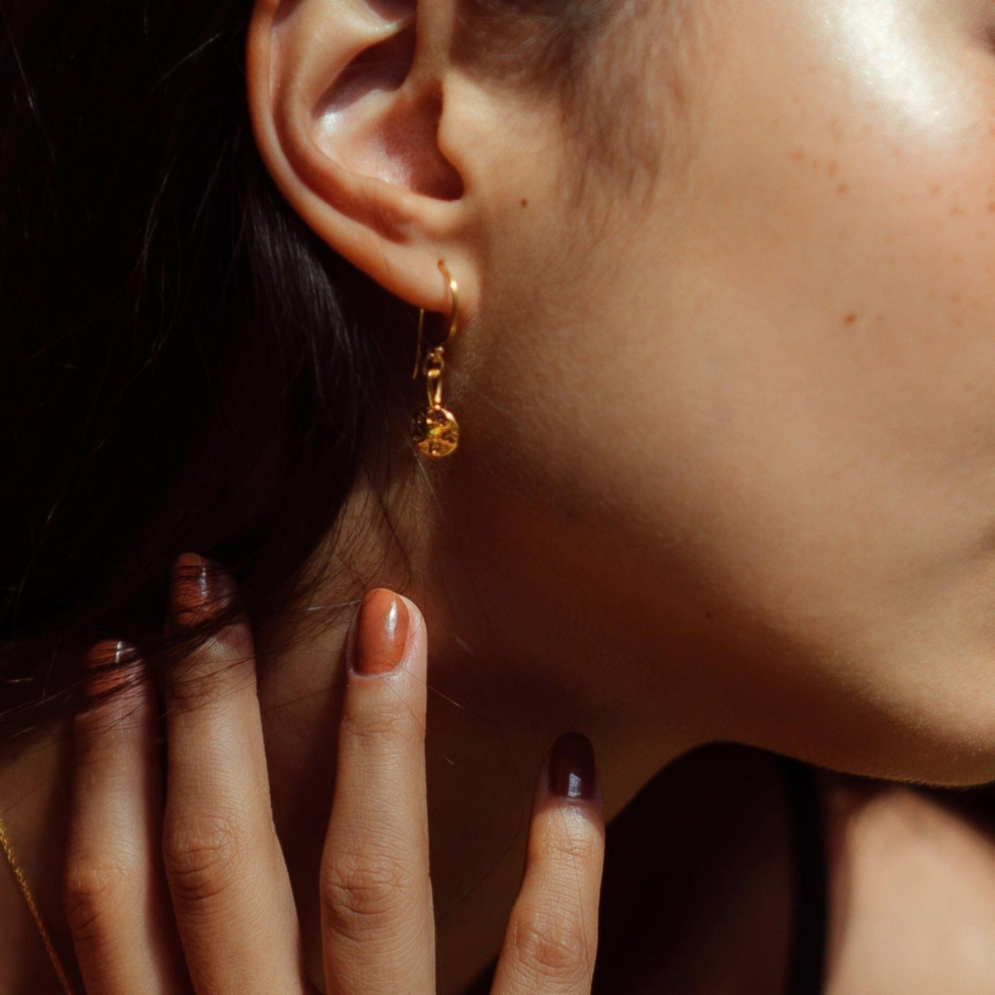 Goldene oder Silberne Sanddollar-Ohrringe | By Lunar James