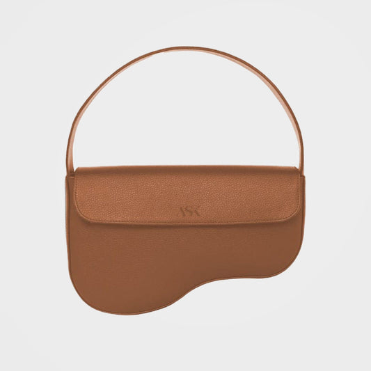 Damen-Handtasche, Clover | Walnut – By ASK