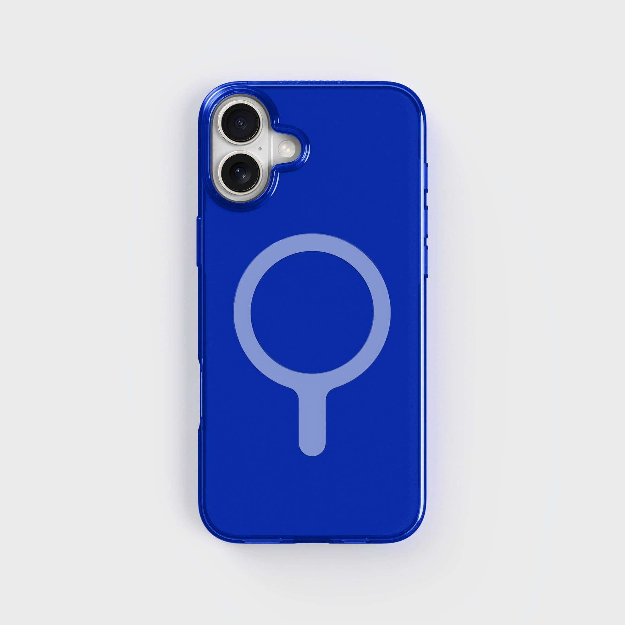 Tinted Blue Clear Phone Case with White MagSafe & Free Cable – agood company Tinted Blue Clear Phone Case with White MagSafe & Free Cable – agood company