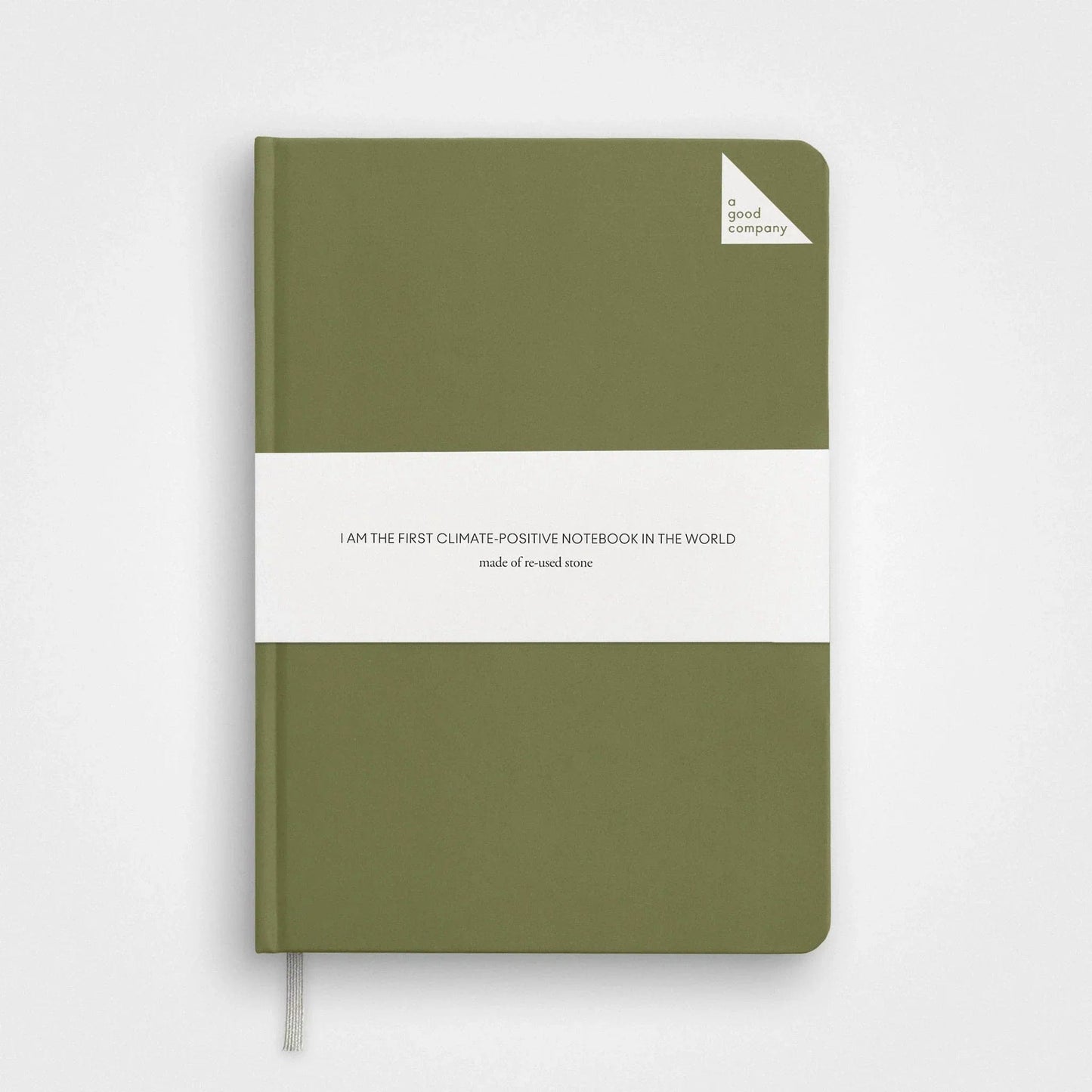 3 Pack Stone Paper Notebook Set︱A5 Hardcover, Grass green