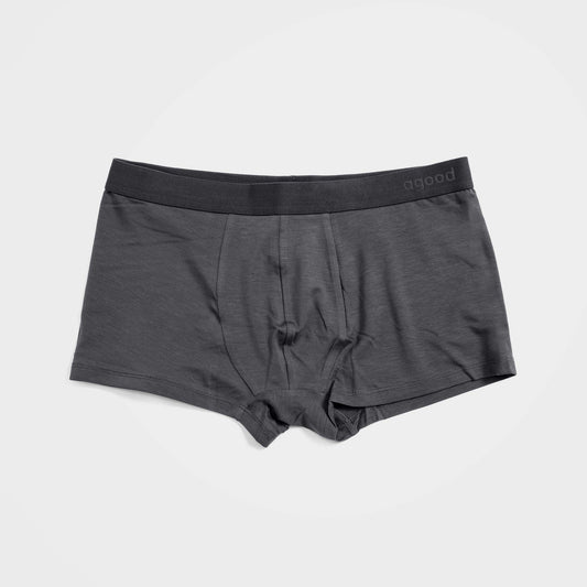 TENCEL™ Lyocell Boxer Trunk Underwear for Men I 2-Pack, Charcoal