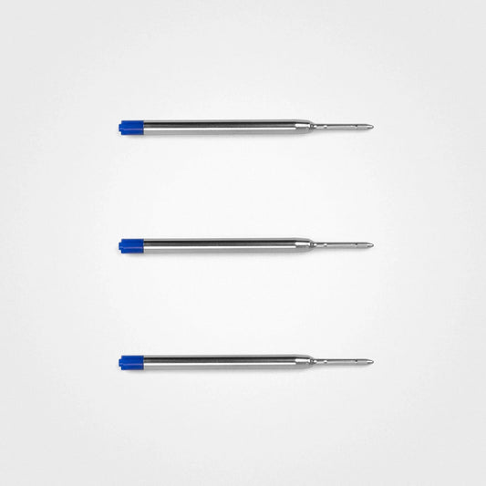 Humanium-Kugelschreiber Nachfüllminen 3er-Pack, blaue Tinte