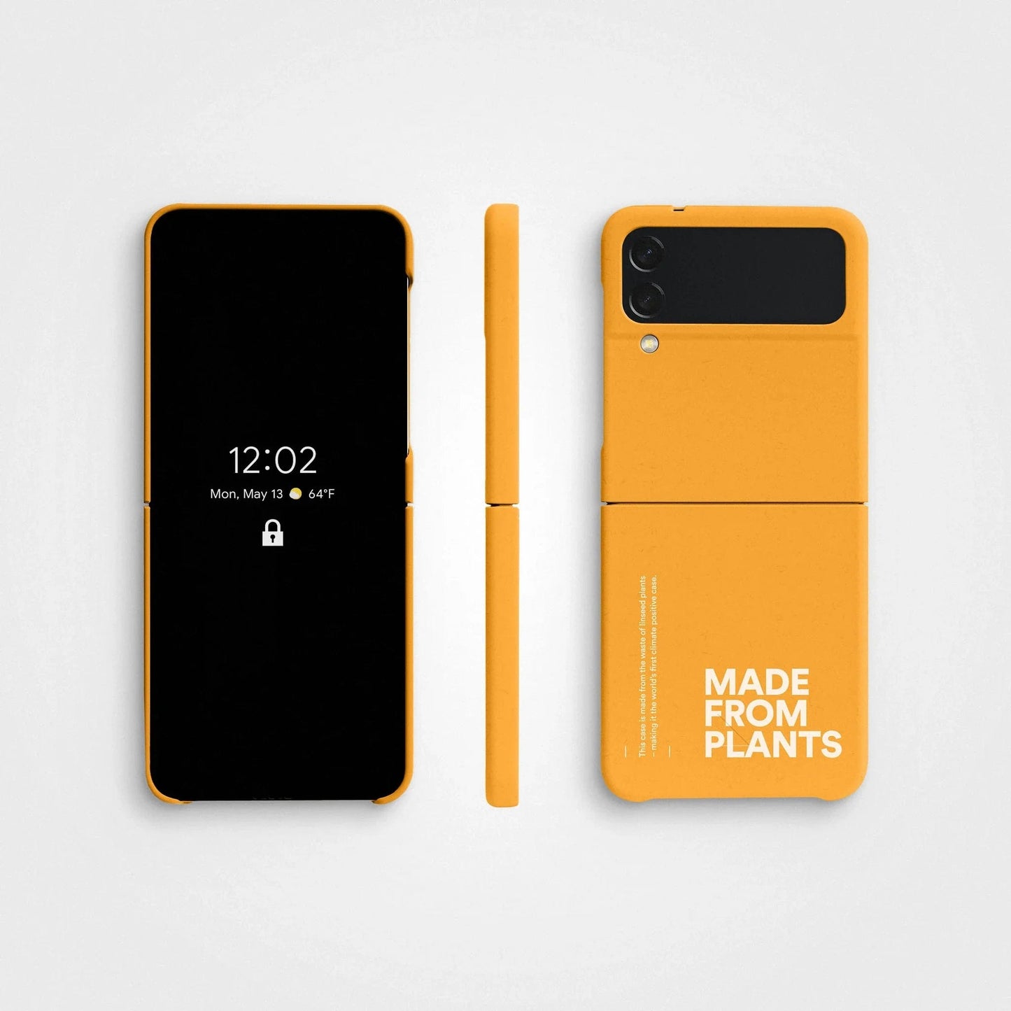 Plant-based phone case, yellow | Made from plants