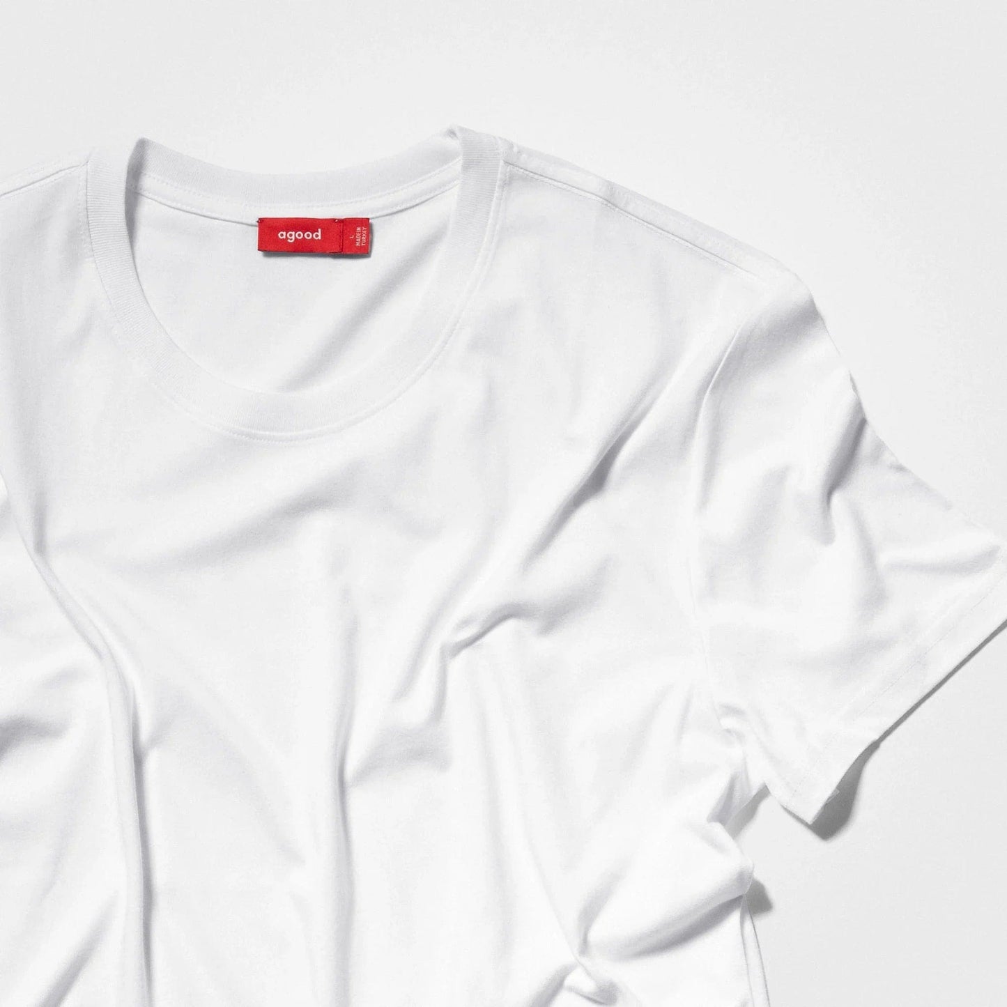 Herren Biobaumwoll-T-Shirt, Weiß | Füge eins hinzu