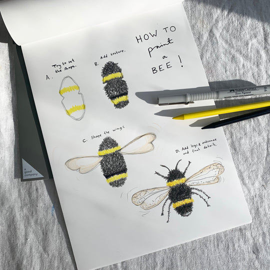 Lerne Zeichnen mit unserer DIY-Kunststunde