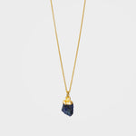 Raw Sapphire Pendant Necklace - Healing Crystal Jewellery | By Lunar James