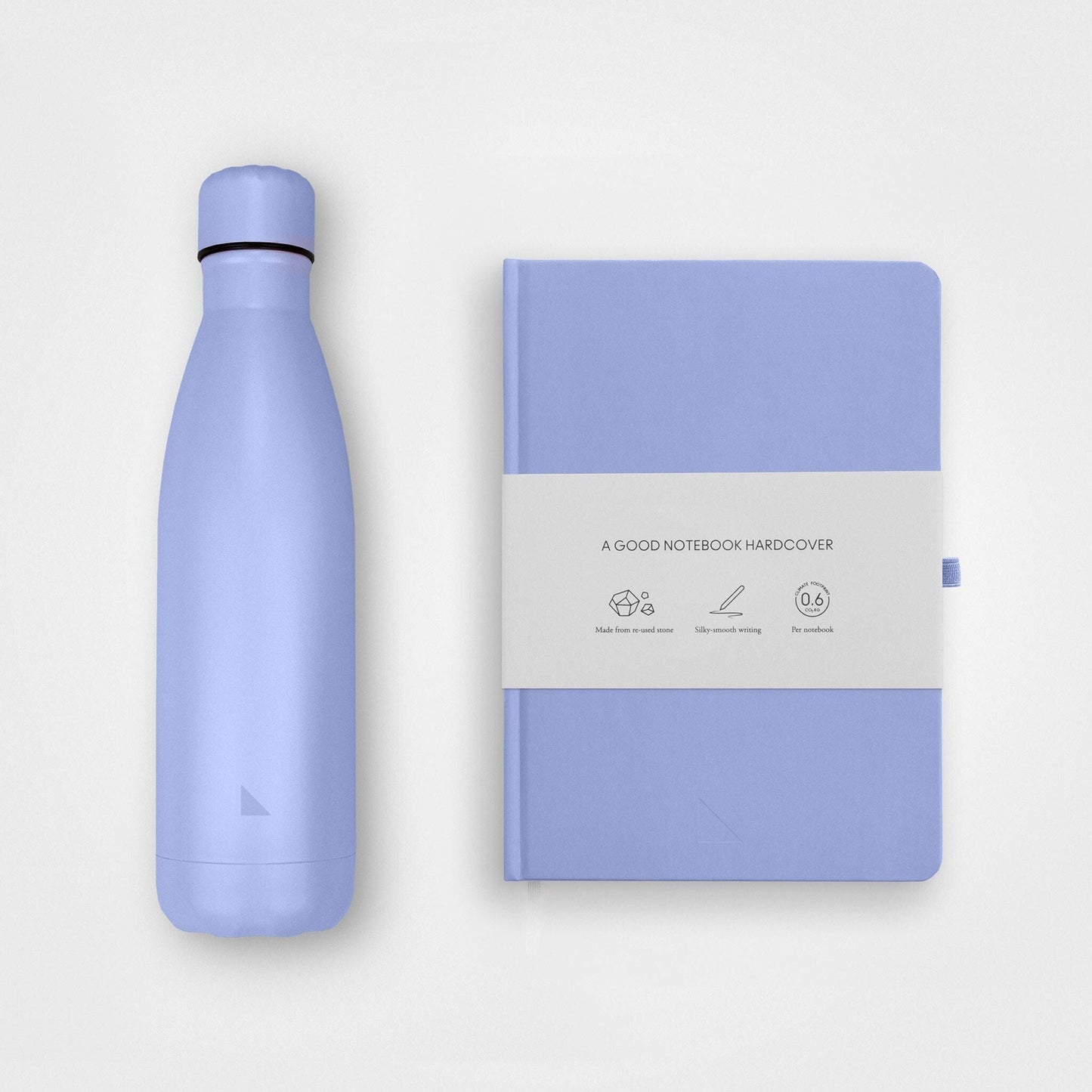 Bundle - Thermal bottle & Stone Paper Notebook, Vista Blue