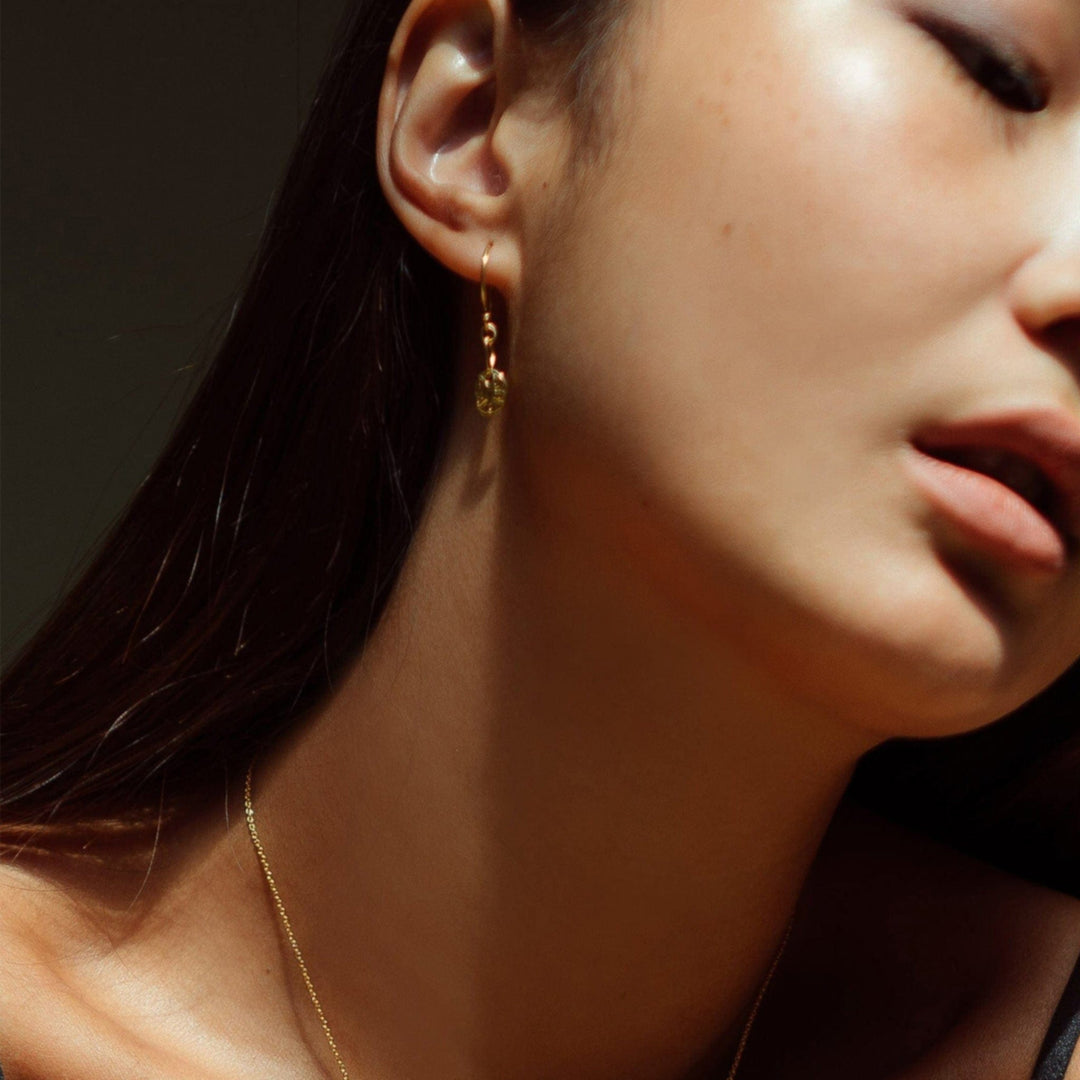 Gold or Silver Sand Dollar Shell Earrings | By Lunar James