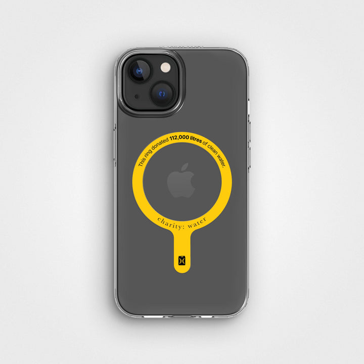 MagSafe Ring & Clear Case Bundle - Donate 112,000L Of Clean Water | charity:water