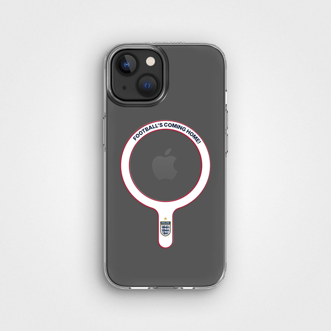 Football's Coming Home - Removable MagSafe Ring & Clear Phone Case Bundle