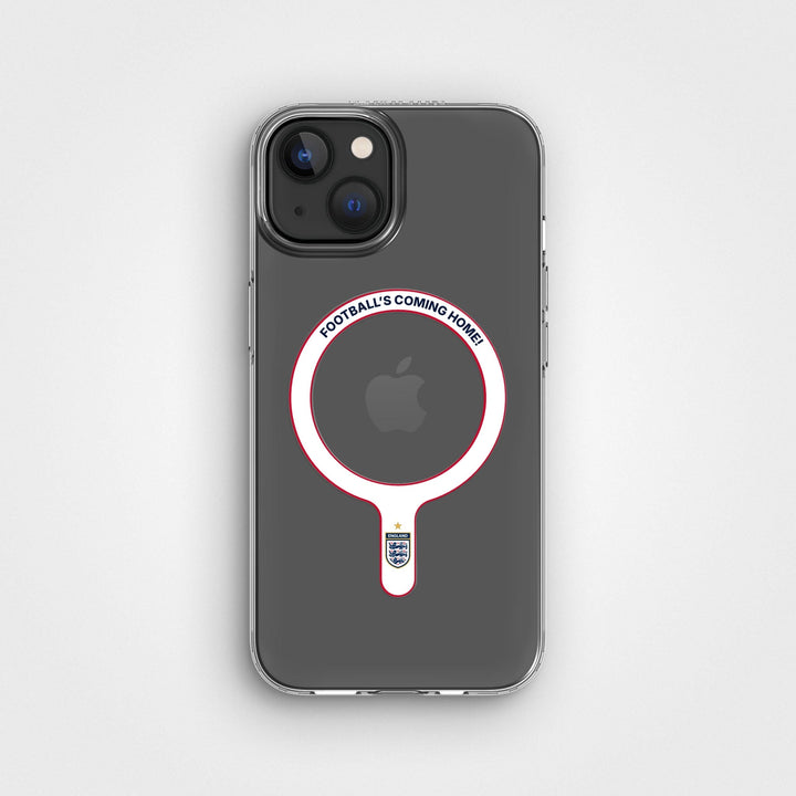 Football's Coming Home - Removable MagSafe Ring & Clear Phone Case Bundle