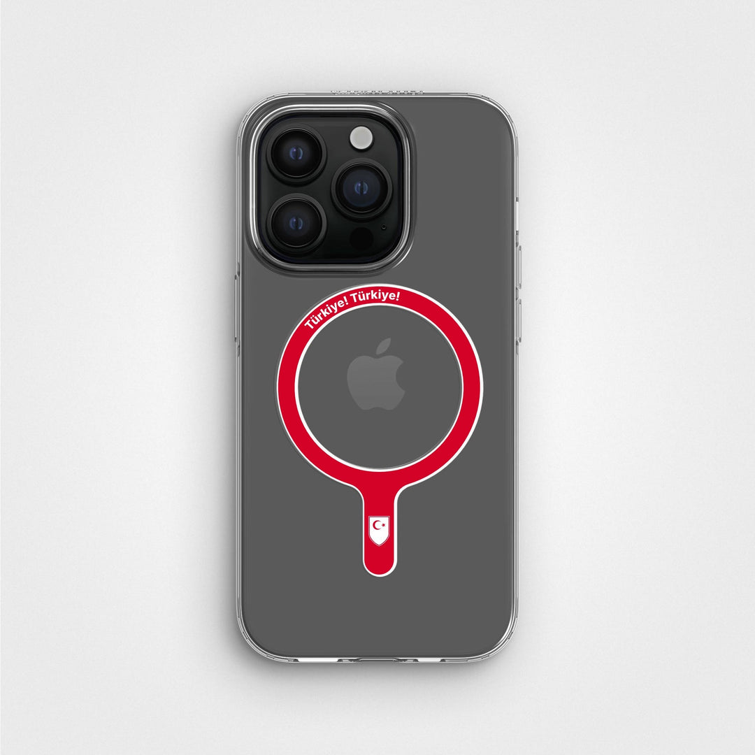 Türkiye Türkiye - Abnehmbarer MagSafe-Ring & Klares Handyhüllen-Bundle