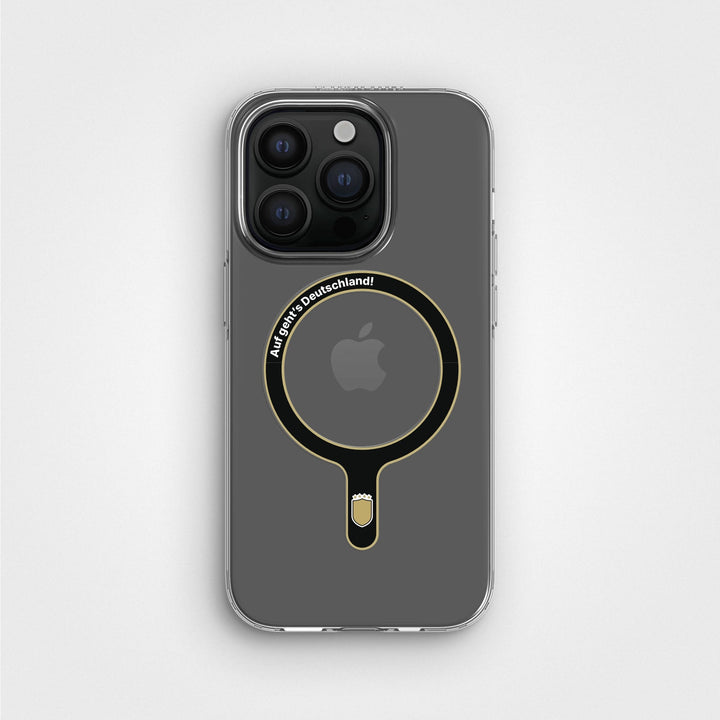 Auf geht's Deutschland - Removable MagSafe Ring & Clear Phone Case Bundle