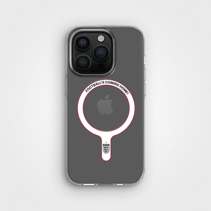 Football's Coming Home - Removable MagSafe Ring & Clear Phone Case Bundle