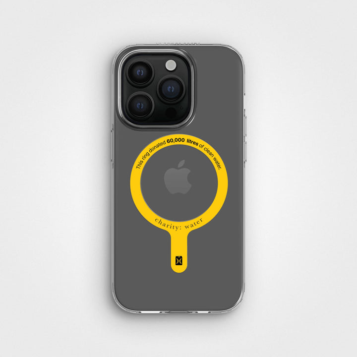 MagSafe Ring & Clear Case Bundle - Donate 60,000L Of Clean Water | charity:water
