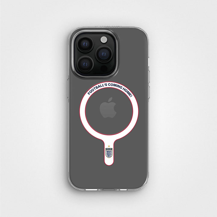 Football's Coming Home - Removable MagSafe Ring & Clear Phone Case Bundle