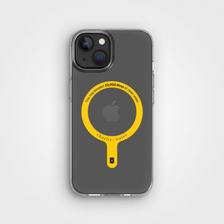 MagSafe Ring & Clear Case Bundle - Donate 23,000L Of Clean Water | charity:water