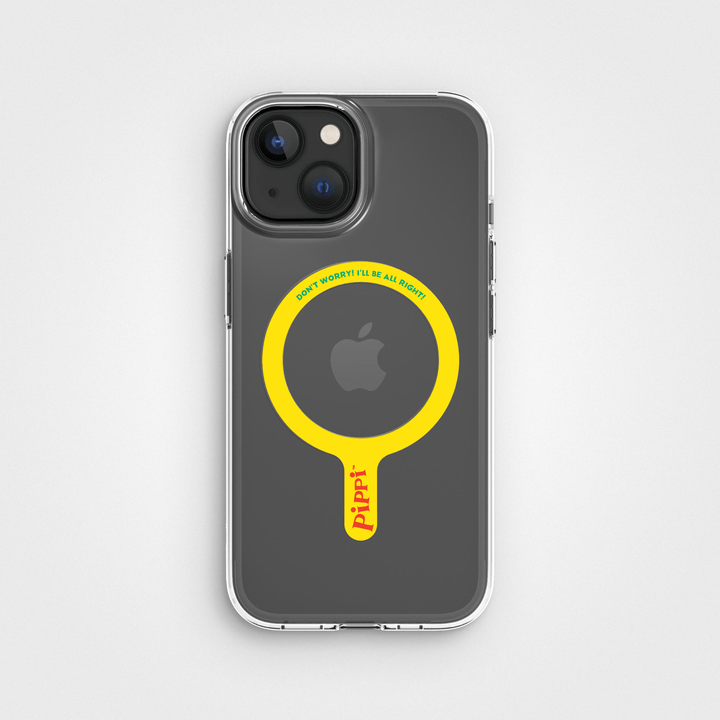 Pippi -  I'll be all right! - Abnehmbarer MagSafe-Ring & Klares Handyhüllen-Bundle