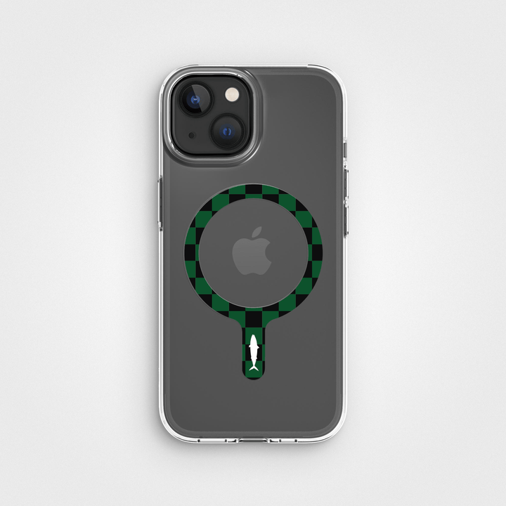 Grönsvart Göteborg Removable MagSafe Ring & Circular Clear Phone Case Bundle