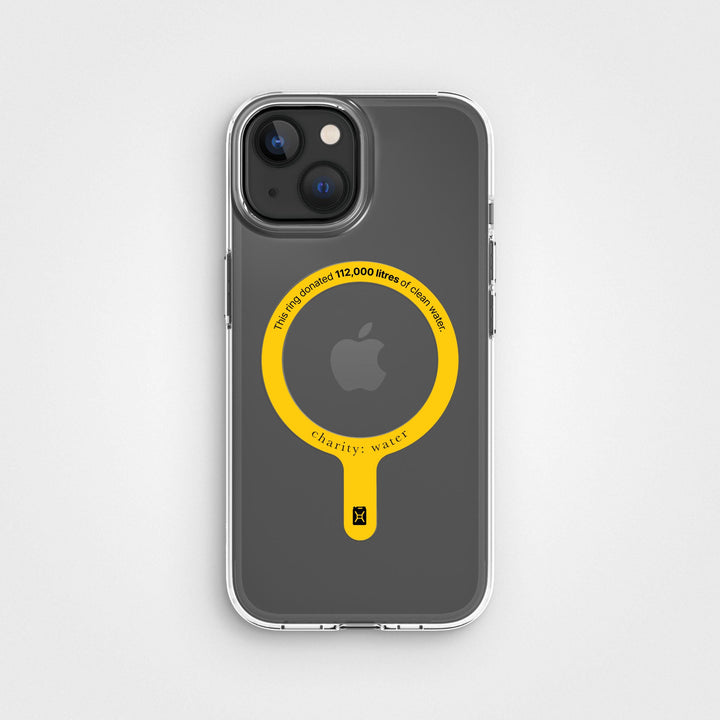 MagSafe Ring & Clear Case Bundle - Donate 112,000L Of Clean Water | charity:water