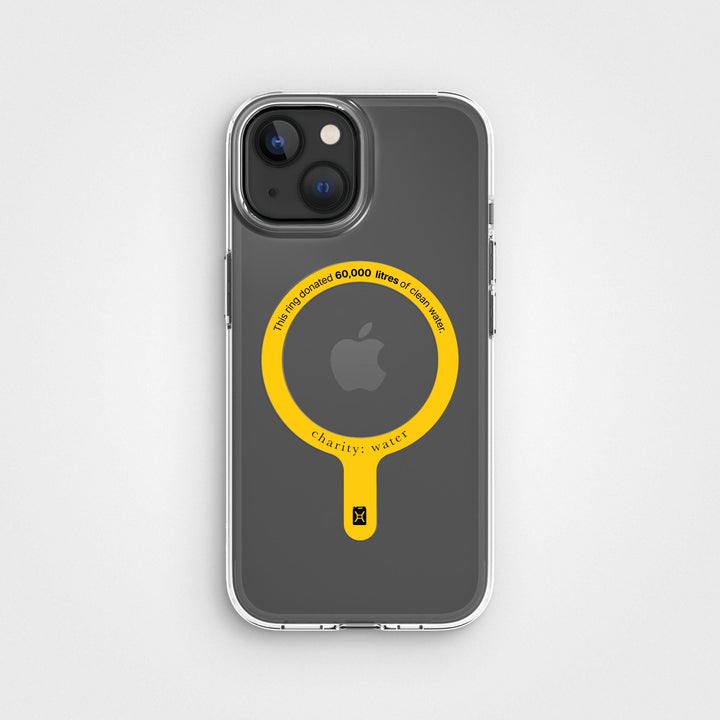 MagSafe Ring & Clear Case Bundle - Donate 60,000L Of Clean Water | charity:water