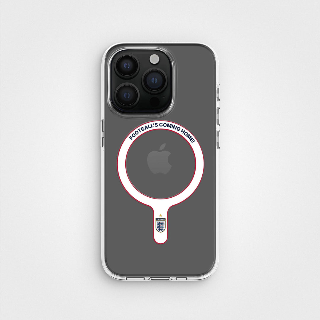 Football's Coming Home - Removable MagSafe Ring & Clear Phone Case Bundle