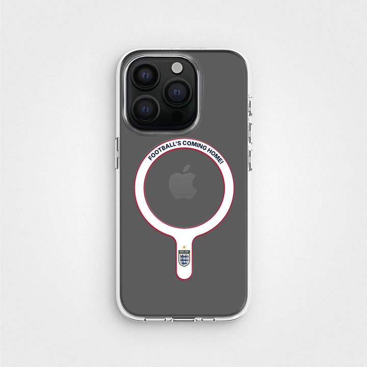 Football's Coming Home - Removable MagSafe Ring & Clear Phone Case Bundle