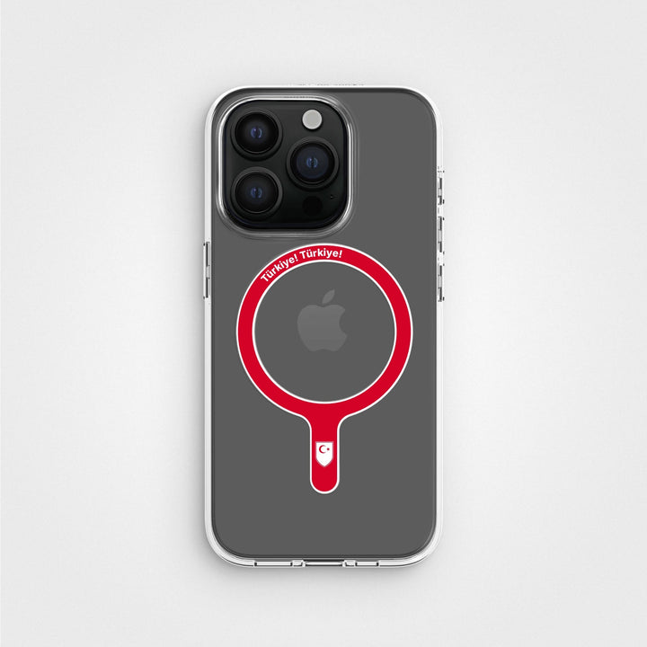 Türkiye Türkiye - Abnehmbarer MagSafe-Ring & Klares Handyhüllen-Bundle