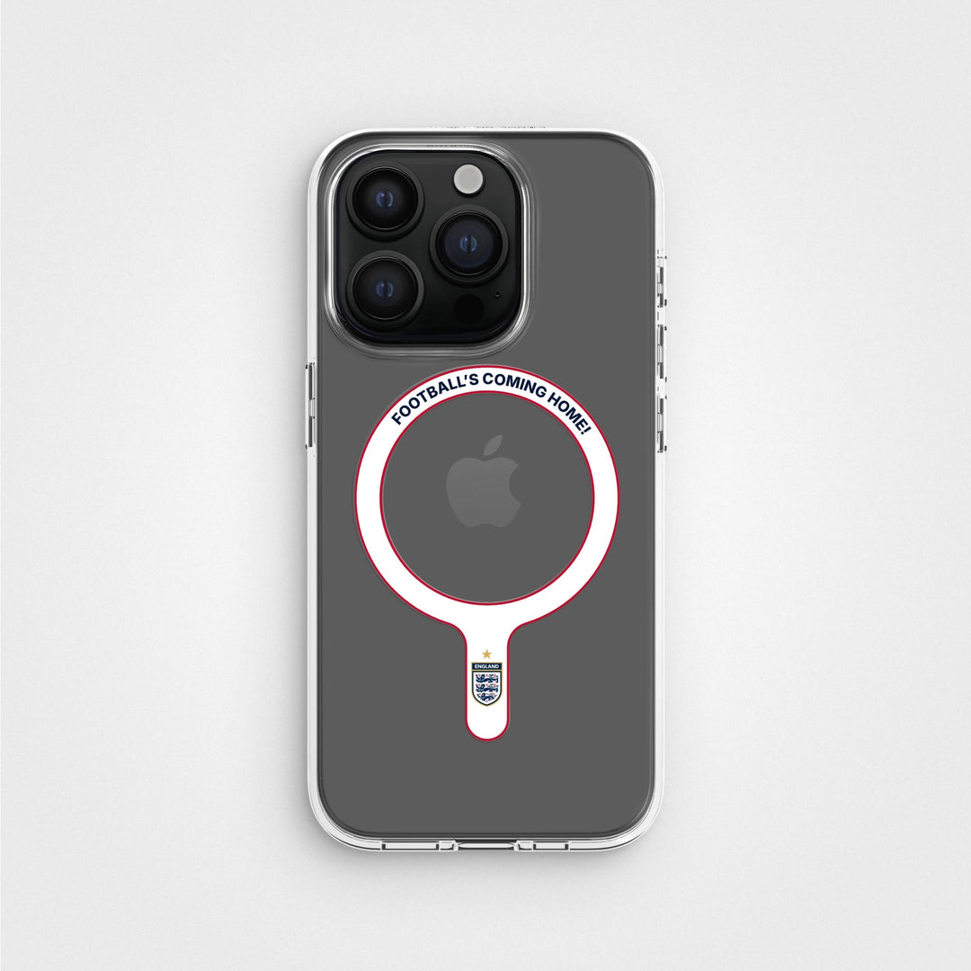 Football's Coming Home - Removable MagSafe Ring & Clear Phone Case Bundle