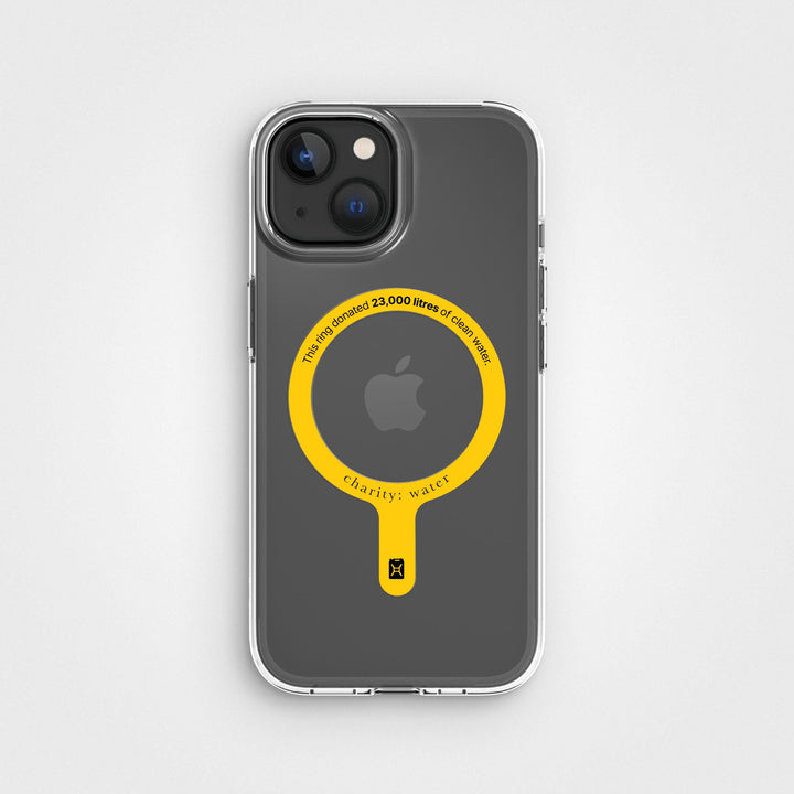 MagSafe Ring & Clear Case Bundle - Donate 23,000L Of Clean Water | charity:water