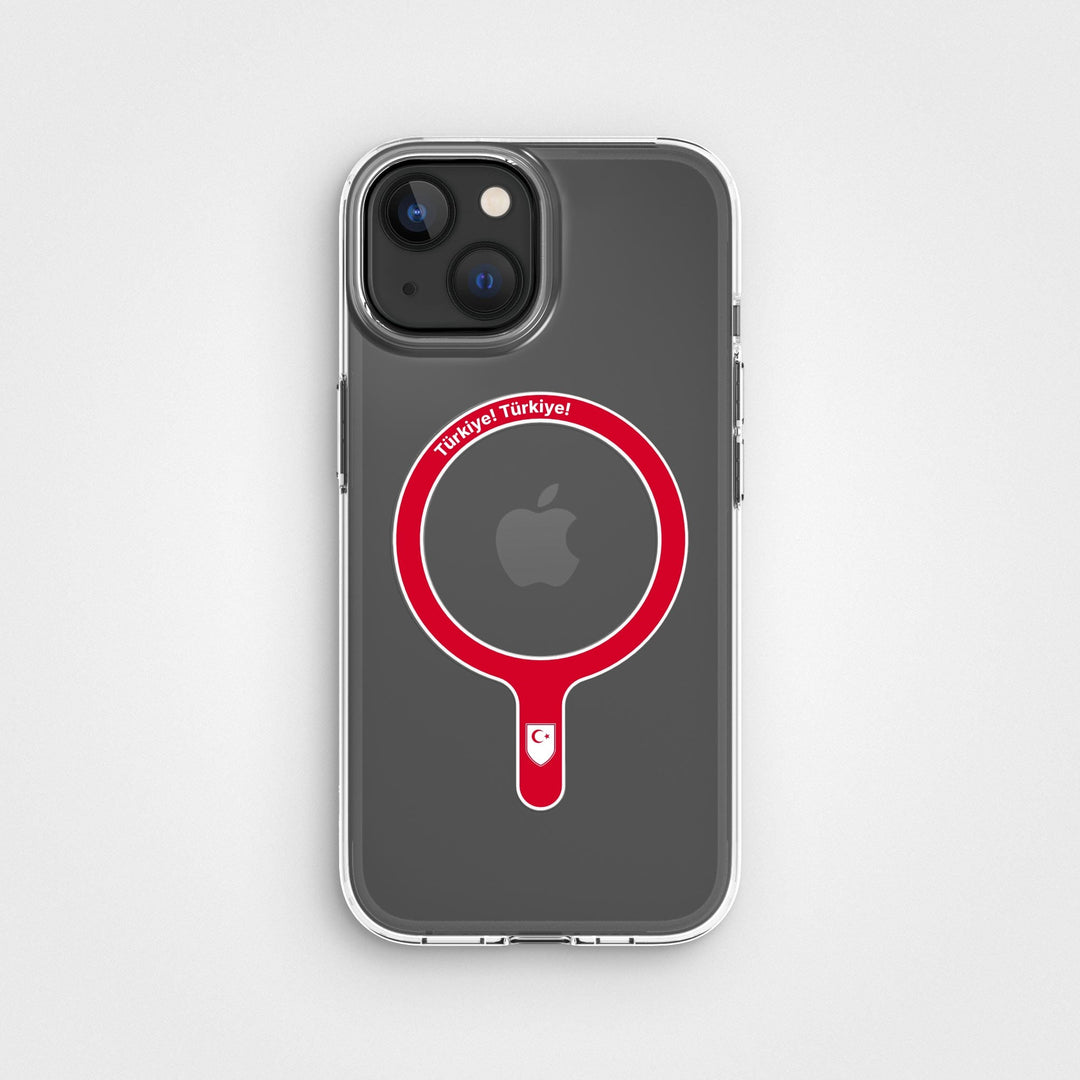 Türkiye Türkiye - Abnehmbarer MagSafe-Ring & Klares Handyhüllen-Bundle