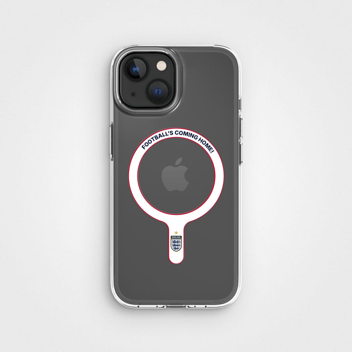 Football's Coming Home - Removable MagSafe Ring & Clear Phone Case Bundle