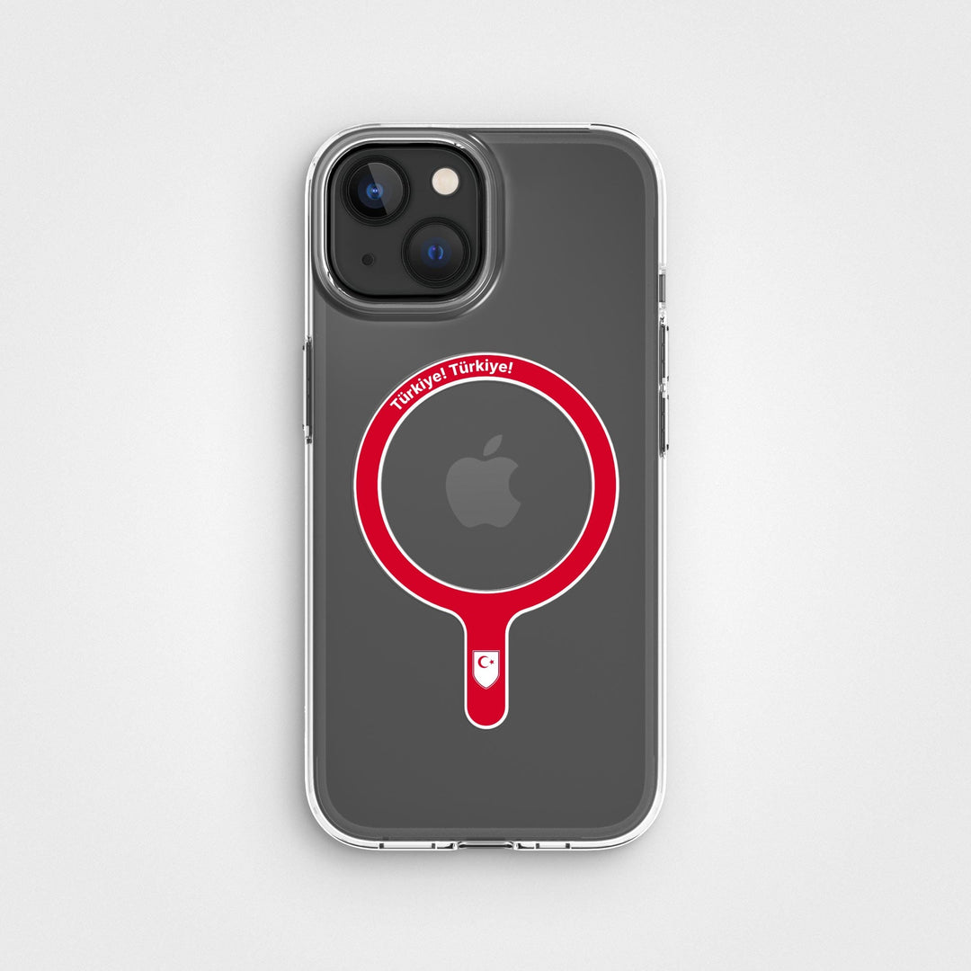 Türkiye Türkiye - Abnehmbarer MagSafe-Ring & Klares Handyhüllen-Bundle
