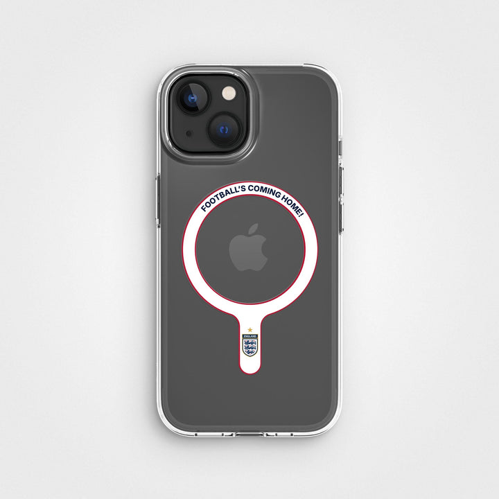 Football's Coming Home - Removable MagSafe Ring & Clear Phone Case Bundle