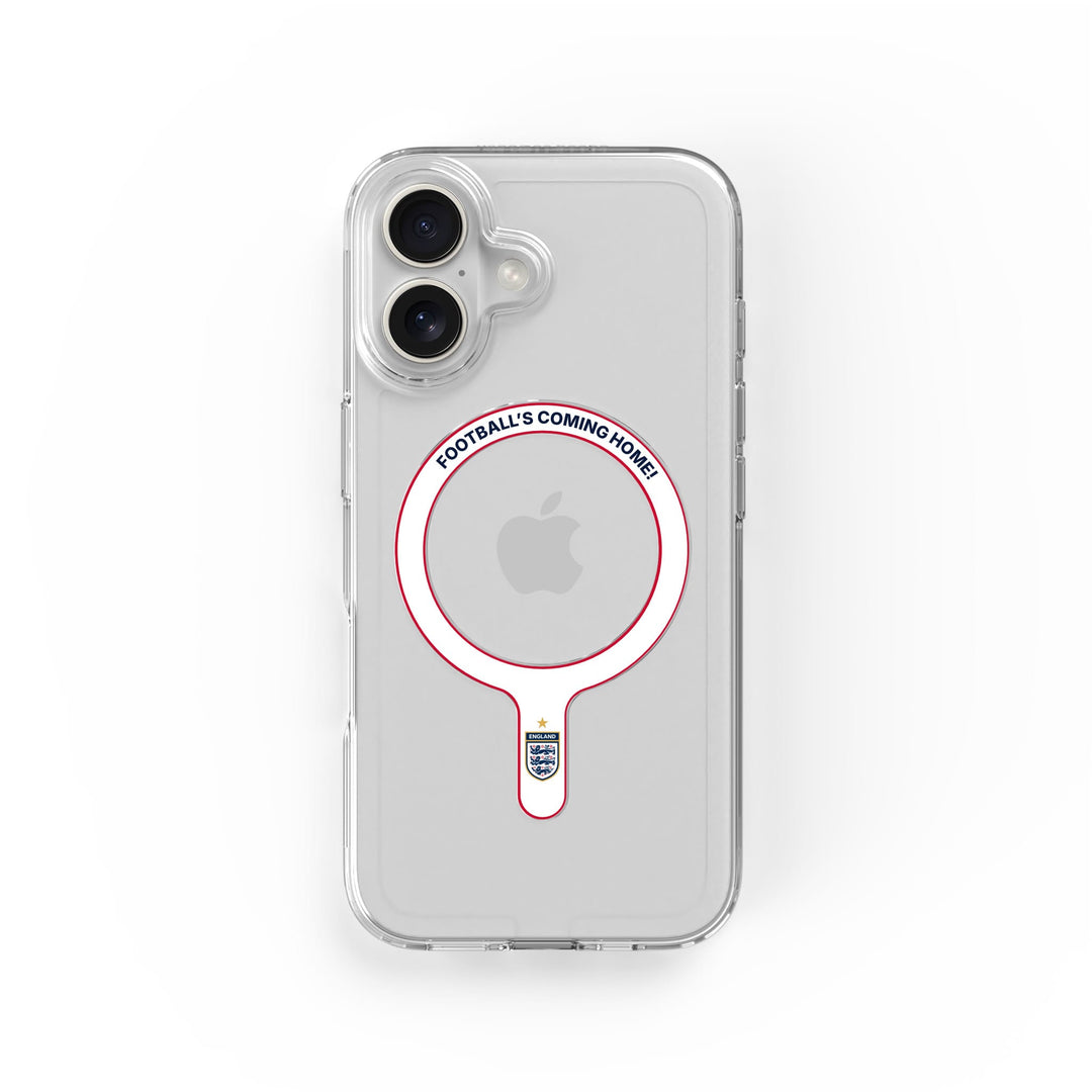 Football's Coming Home - Removable MagSafe Ring & Clear Phone Case Bundle