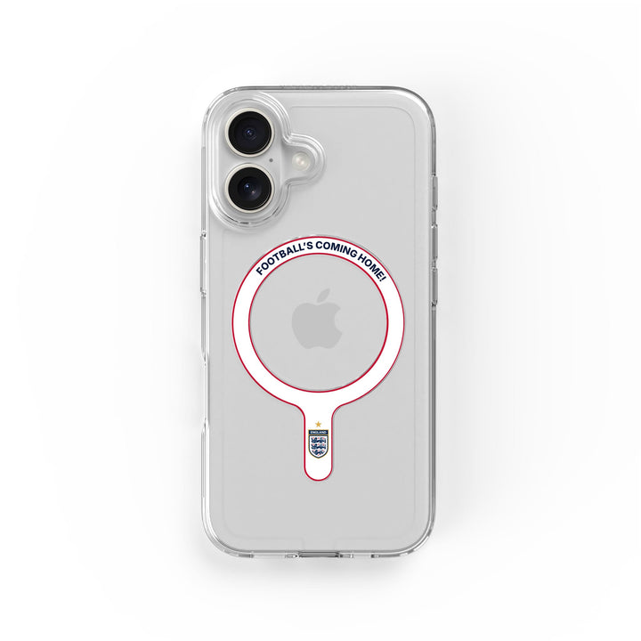 Football's Coming Home - Removable MagSafe Ring & Clear Phone Case Bundle