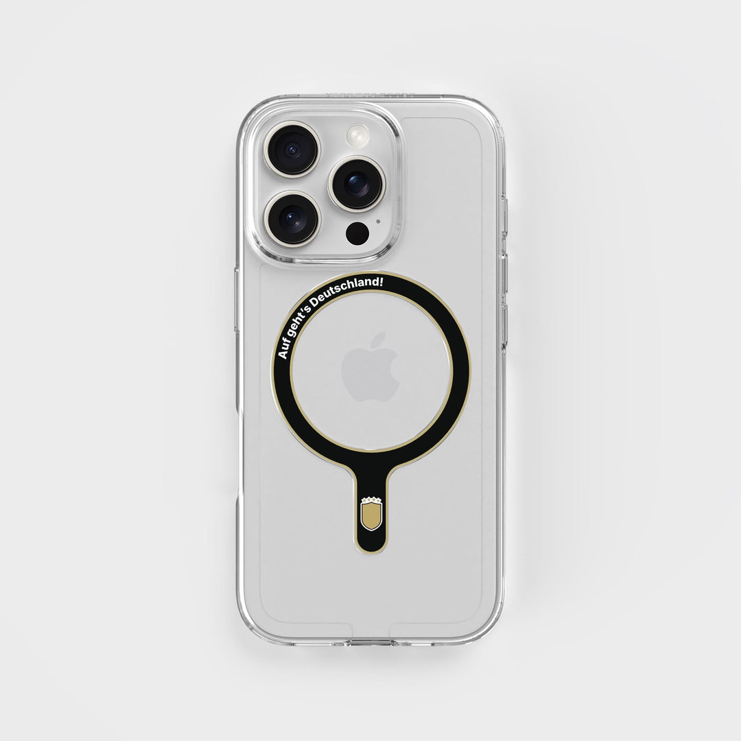 Auf geht's Deutschland - Removable MagSafe Ring & Clear Phone Case Bundle