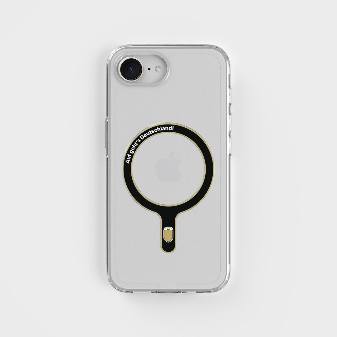 Auf geht's Deutschland - Removable MagSafe Ring & Clear Phone Case Bundle