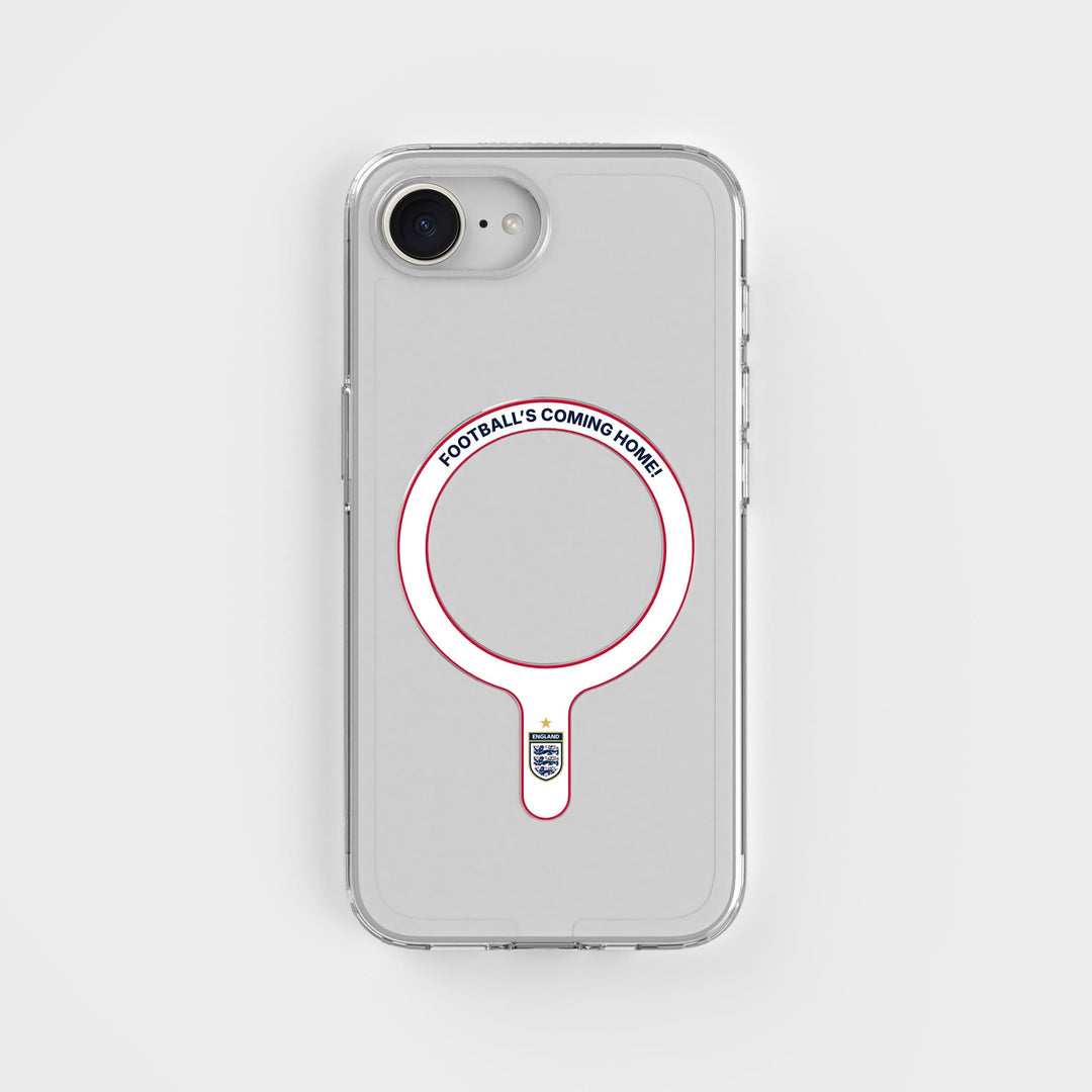 Football's Coming Home - Removable MagSafe Ring & Clear Phone Case Bundle