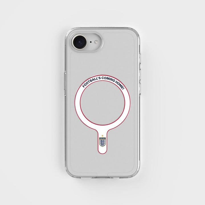Football's Coming Home - Removable MagSafe Ring & Clear Phone Case Bundle