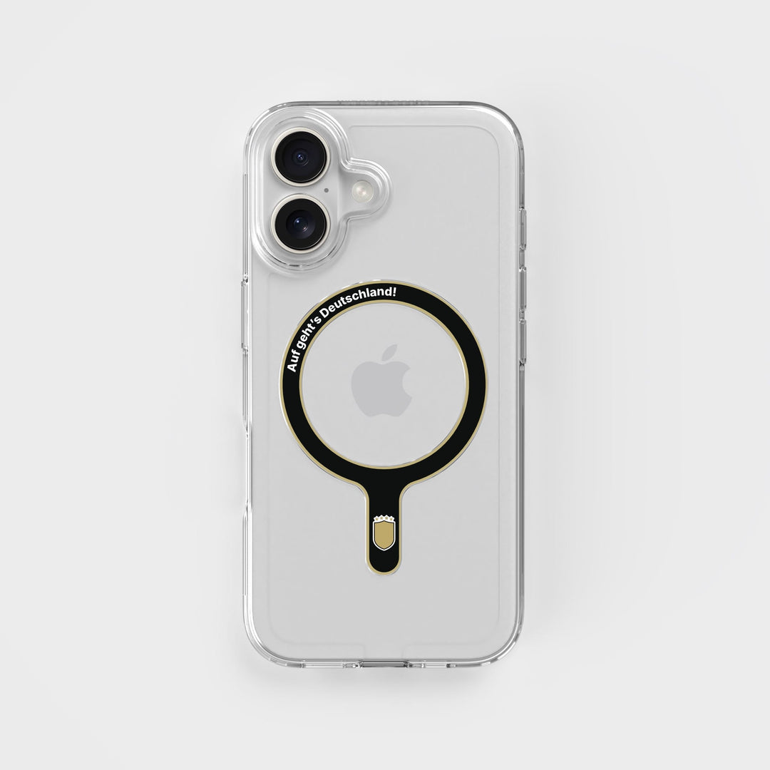 Auf geht's Deutschland - Removable MagSafe Ring & Clear Phone Case Bundle