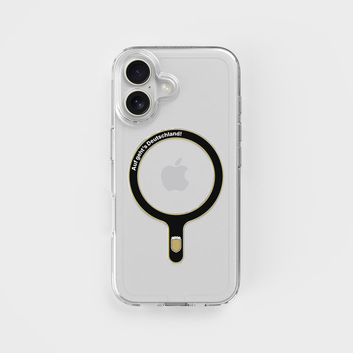 Auf geht's Deutschland - Removable MagSafe Ring & Clear Phone Case Bundle