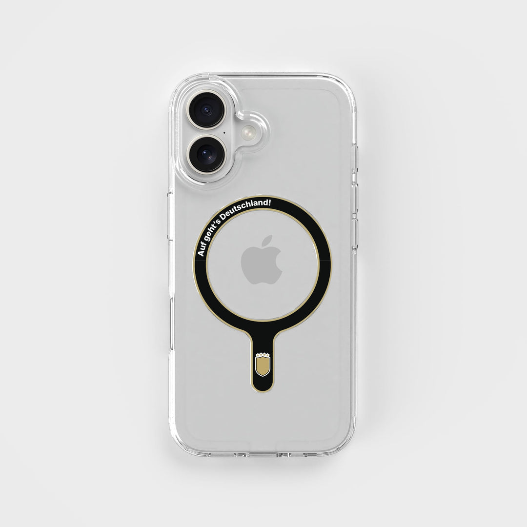 Auf geht's Deutschland - Removable MagSafe Ring & Clear Phone Case Bundle