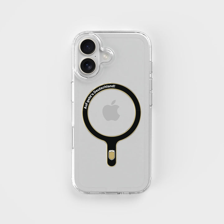 Auf geht's Deutschland - Removable MagSafe Ring & Clear Phone Case Bundle