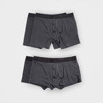 4er-Pack Herrenunterwäsche in Anthrazit - Boxer Brief & Trunk | TENCEL™
