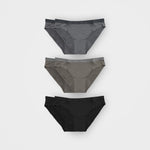 Damen Bikini Unterwäsche, 3 Farben - 6er Pack | TENCEL™ Lyocell