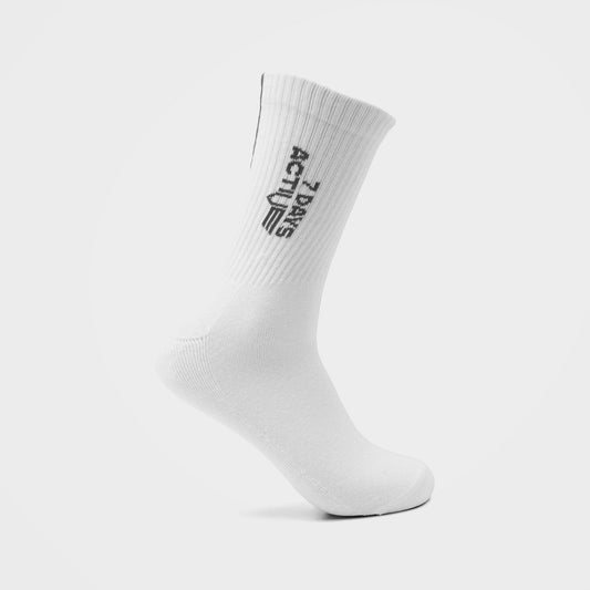White Cotton Socks by 7Days Active