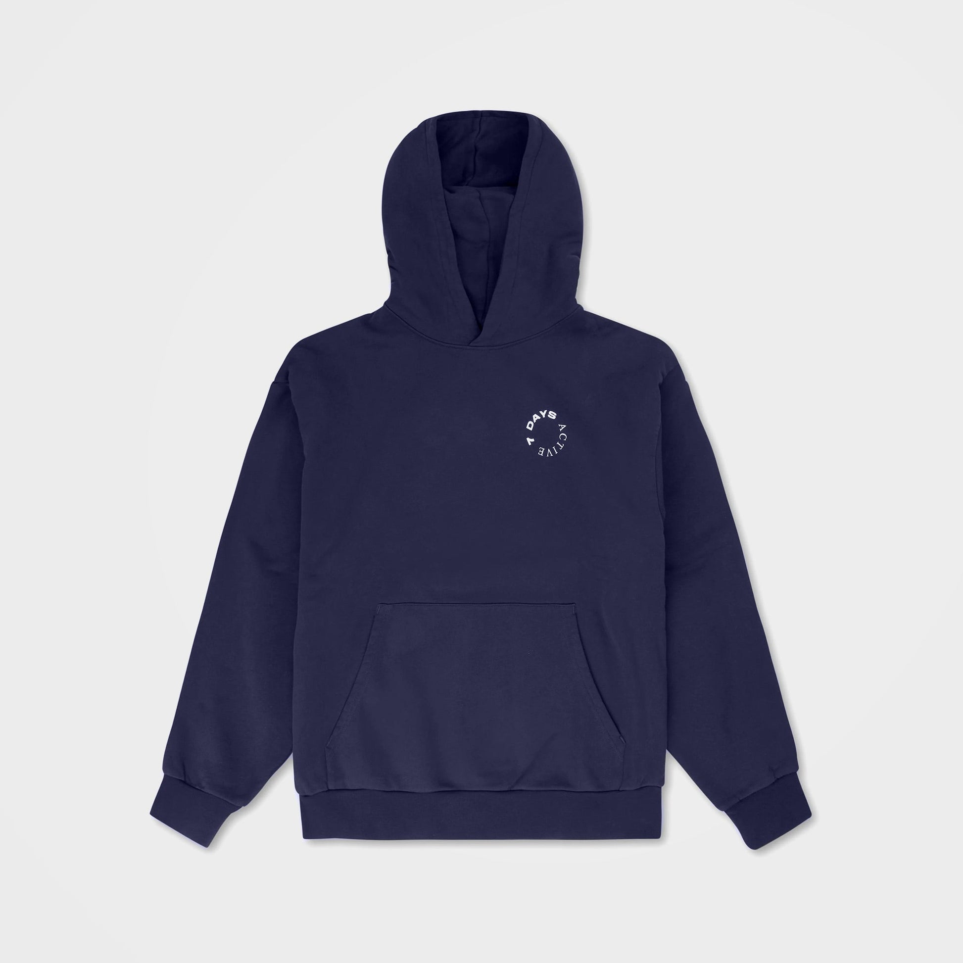 Navy Organic Cotton Hoodie by 7Days Active