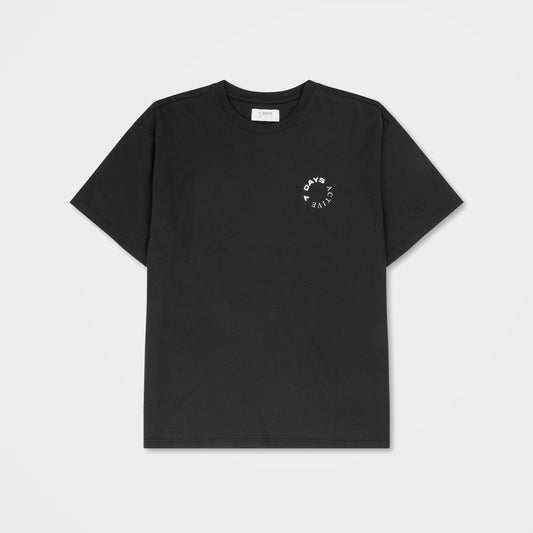 Organic Cotton T-Shirt - Black, by 7Days Active