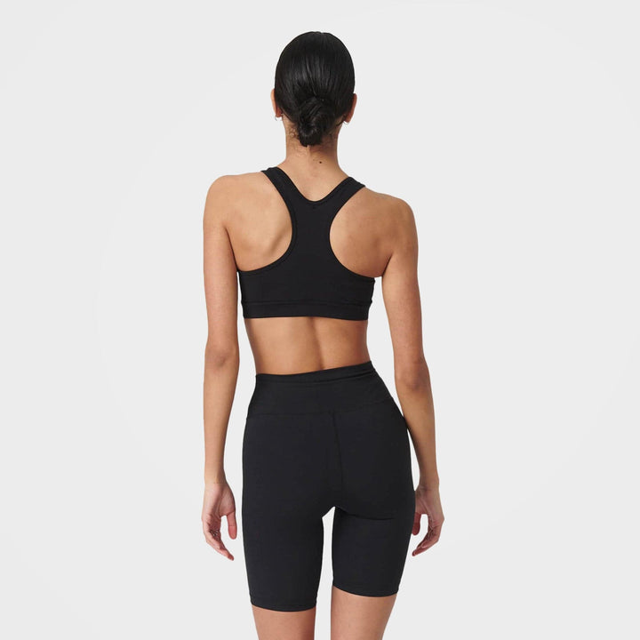 Black Sports Bra, Strechy Training Bra by 7Days Active